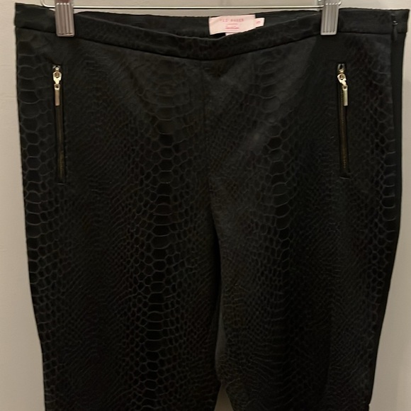 Ted Baker London Tulio Pants Embossed Faux Snakeskin Tuxedo Stripe Ted 3 US 8-10 - Picture 4 of 14